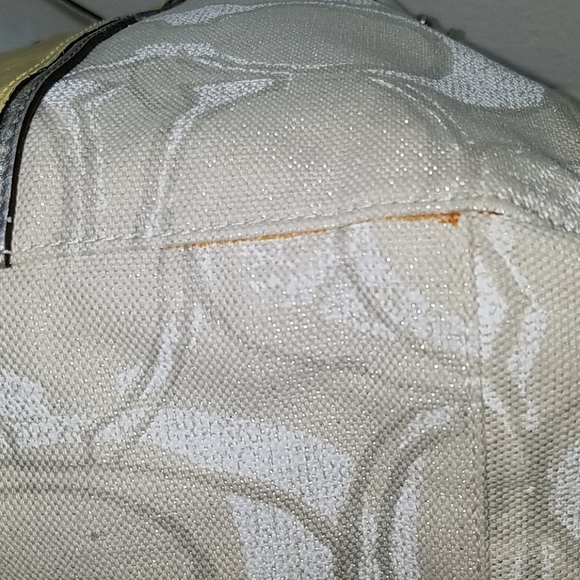 Coach Signature Logo Colette Large Tote Bag Yellow - Picture 10 of 10